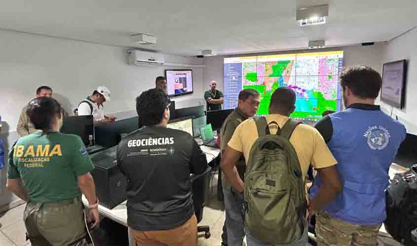 Tecnologias aplicadas na defesa ambiental de Rondônia são apresentadas para a missão técnica internacional 