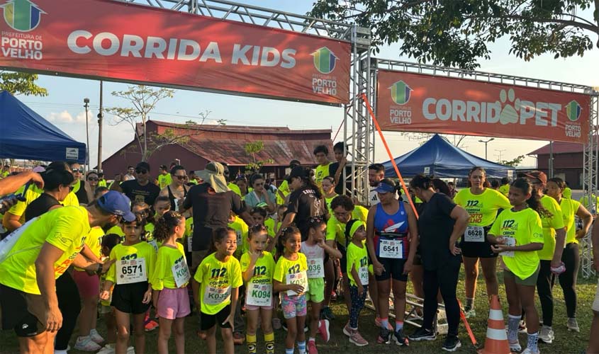 Corrida Kids e Pet ampliam participação das famílias em Porto Velho