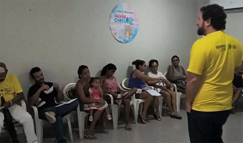 Cras Teodoro Crommo promove palestra sobre valorização da vida