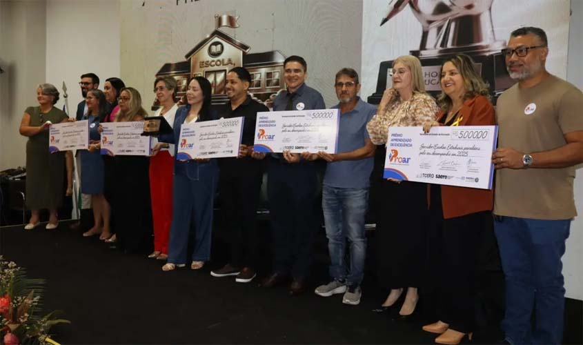 Avança Rondônia premia escolas, alunos e educadores