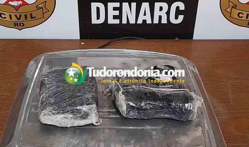Denarc prende casal com 1kg de cocaína em diferentes pontos da capital