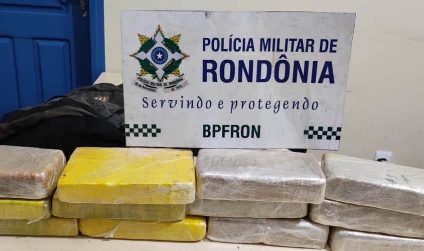 Homem é preso em Nova Mamoré com 12 quilos de cocaína
