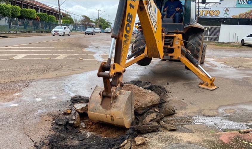 Prefeitura recupera pontos críticos com substituição de rede de drenagem