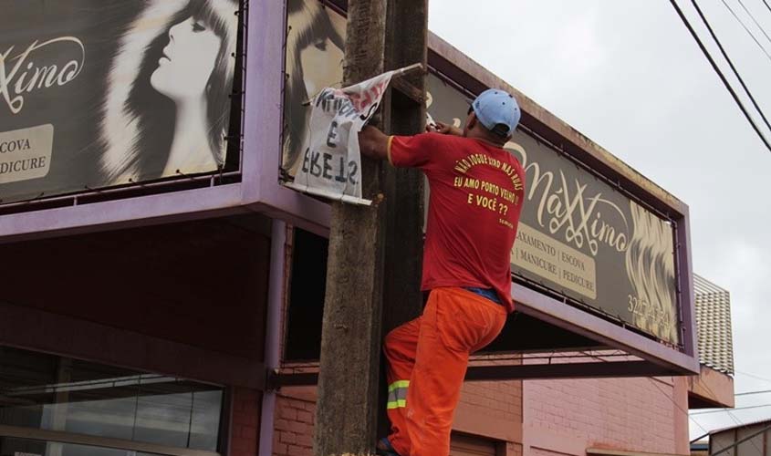 Prefeitura reforça fiscalização de propaganda irregular