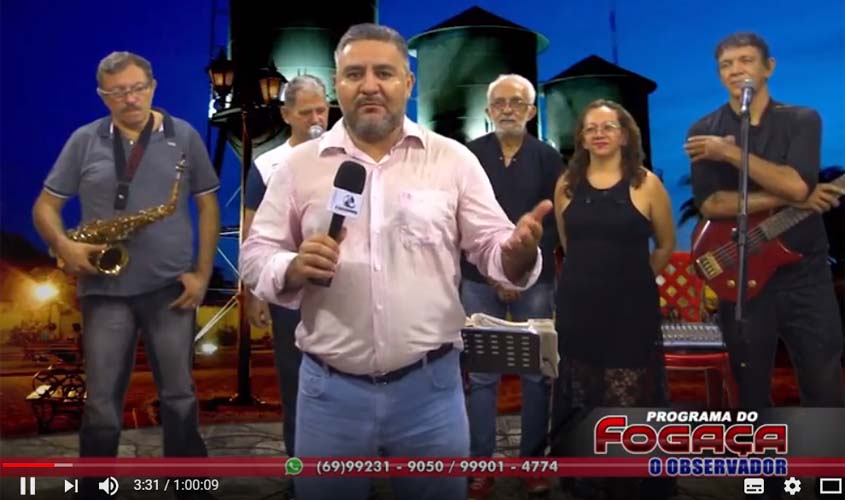 Programa do FOGAÇA ESPECIAL com o grupo Musical Anjos da Madrugada