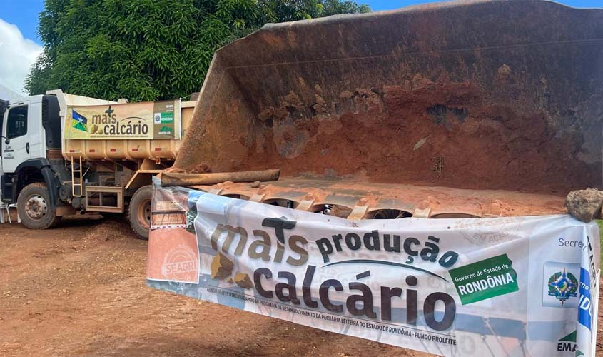 Programa Mais Produção/Calcário fortalece Agricultura Familiar em Rondônia