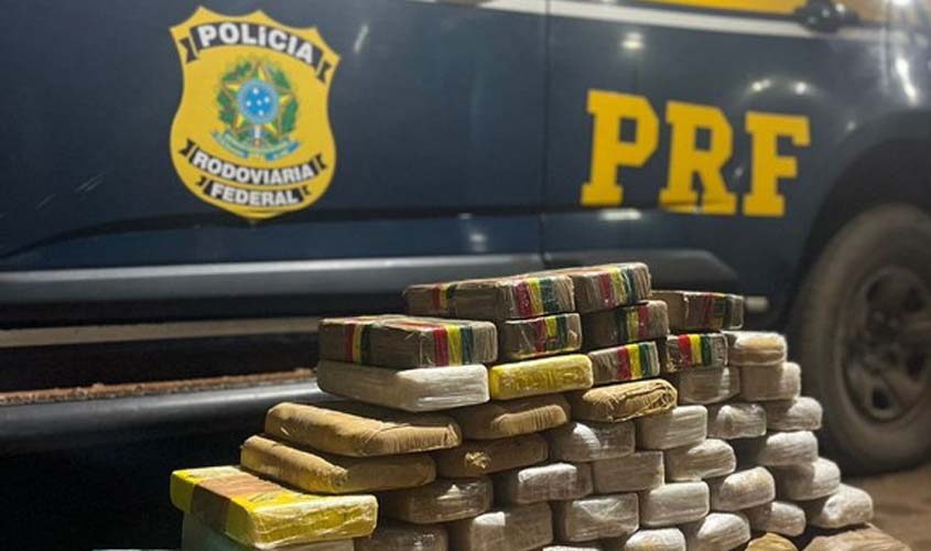 Em Porto Velho/RO, PRF apreende quase 60 Kg de drogas ilícitas