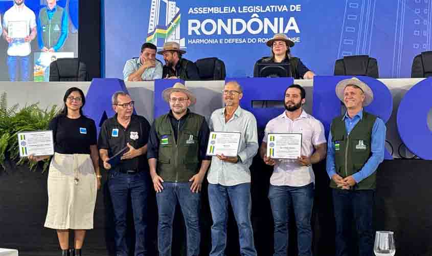 Assembleia Legislativa entrega votos de louvor a policiais na Rondônia Rural Show