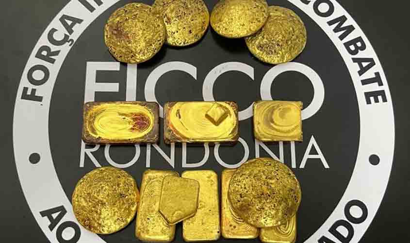 FICCO/RO prende em flagrante envolvidos em transporte ilegal de ouro