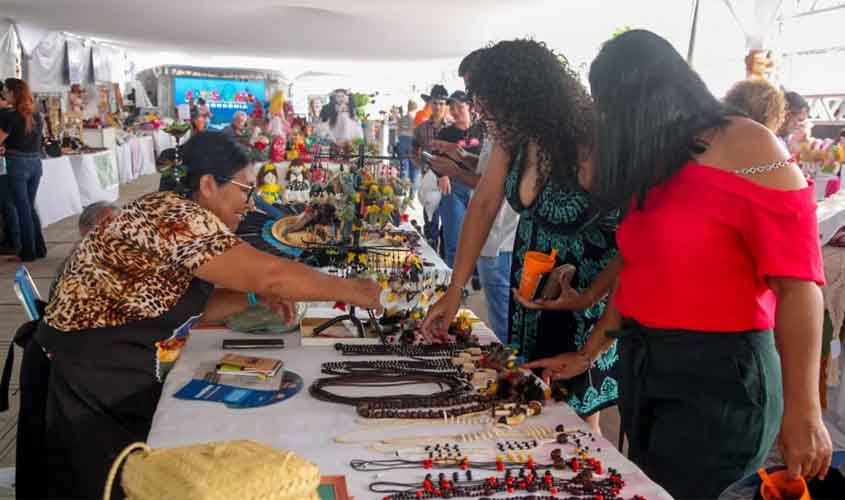 Pavilhão do Artesanato na Rondônia Rural Show 2025 valoriza cultura local e impulsiona empreendedores