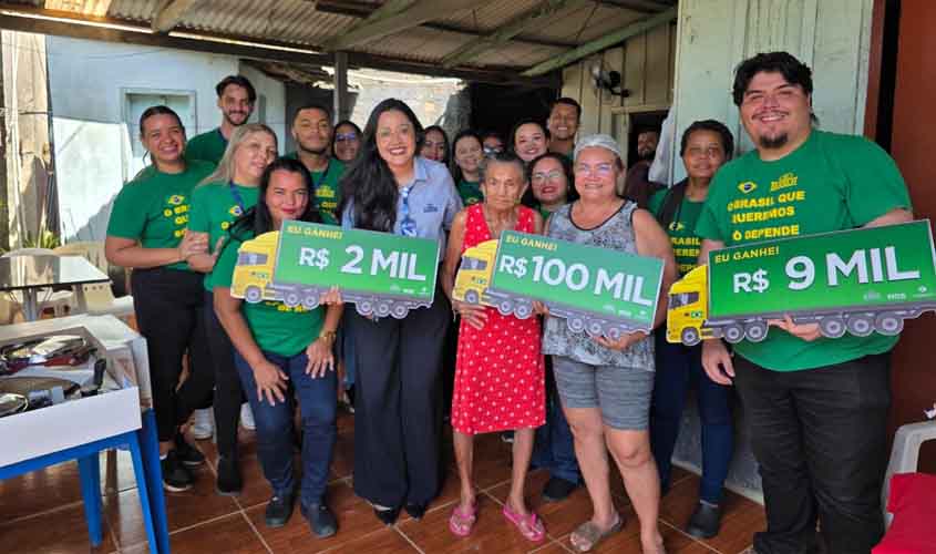 Cliente de Porto Velho (RO) ganha R$ 100 mil com o Caminhão Premiado Havan