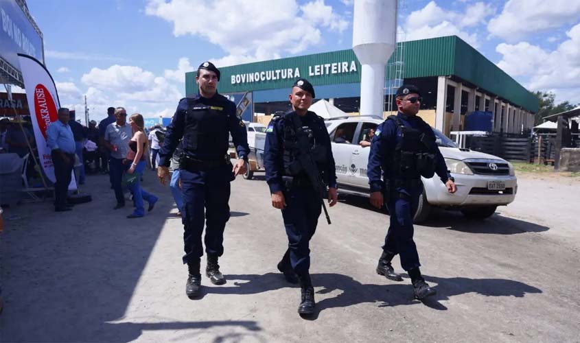 Segurança é reforçada na Rondônia Rural Show