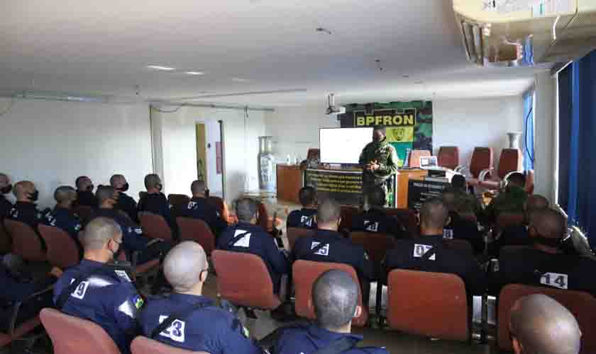 Polícia Militar realiza INC para integrantes do BPFRON