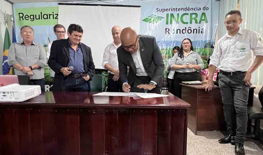 Incra e TCE-RO firmam acordo para construção do Mosaico Fundiário de Rondônia
