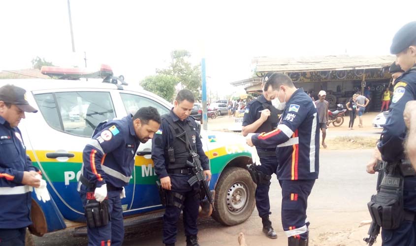 Suspeito de tentativa de assalto em Porto Velho passa mal e cai morto 