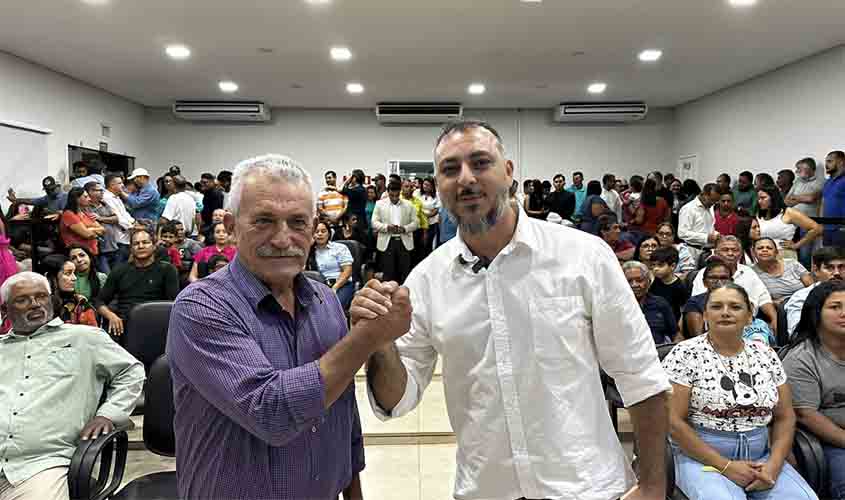 Marcos Paiva é confirmado como candidato a prefeito de Itapuã Do Oeste em grande evento de convenção