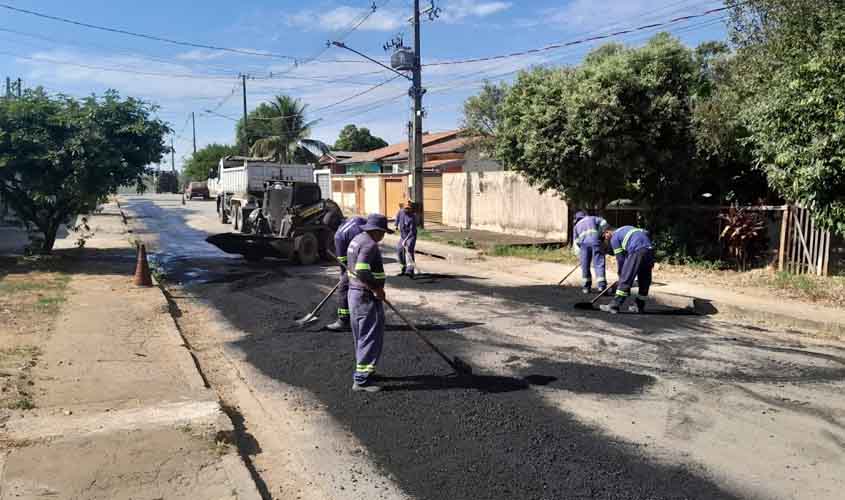 Rua do Dom Bosco é restaurada por recomendação do prefeito Affonso Candido