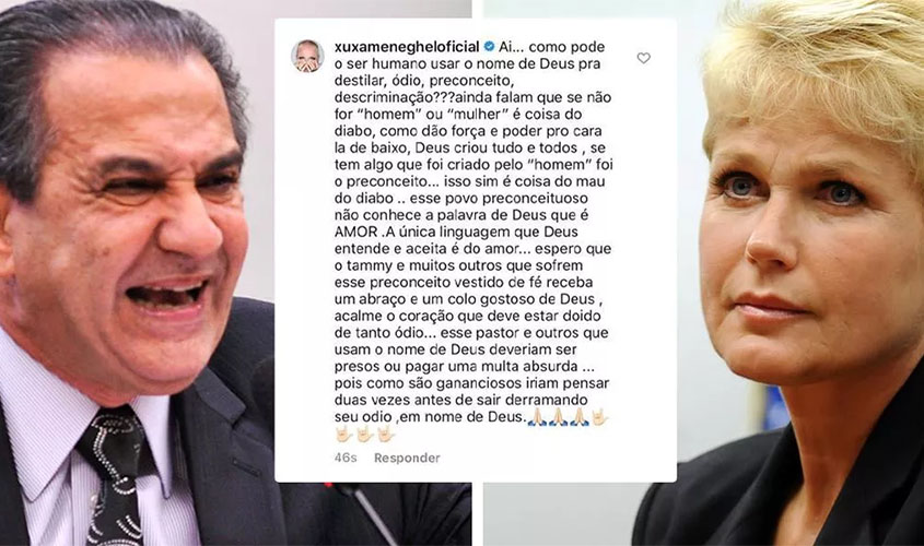 Xuxa sobre Silas Malafaia: 'esse pastor deveria ser preso'