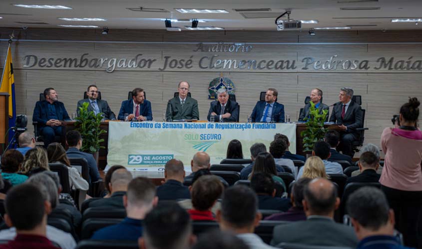 Prefeito Hildon Chaves fala dos avanços do município na abertura da Semana de Regularização Fundiária