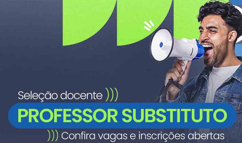 UNIR publica editais para contratação de professores substitutos