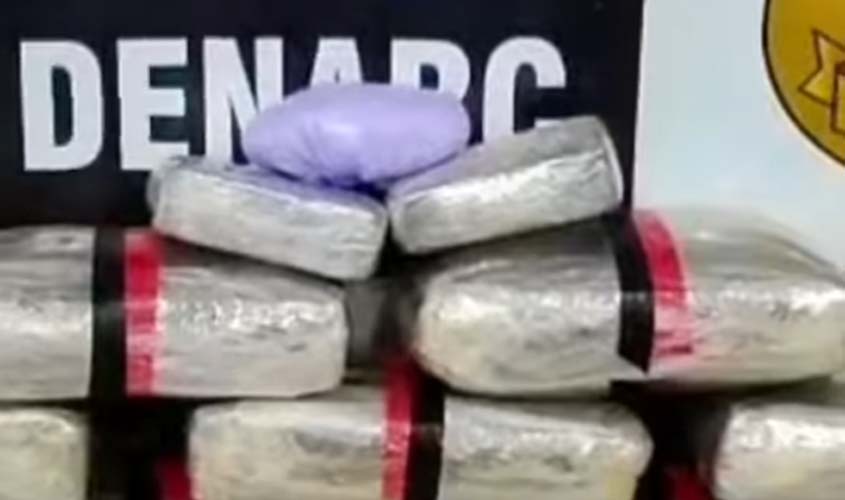 Polícia Civil prende foragido do Acre com 20 kg de skunk em Porto Velho