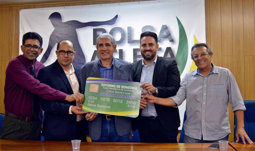 Relator do Projeto, deputado estadual Léo Moraes participa do lançamento do Programa Bolsa Atleta