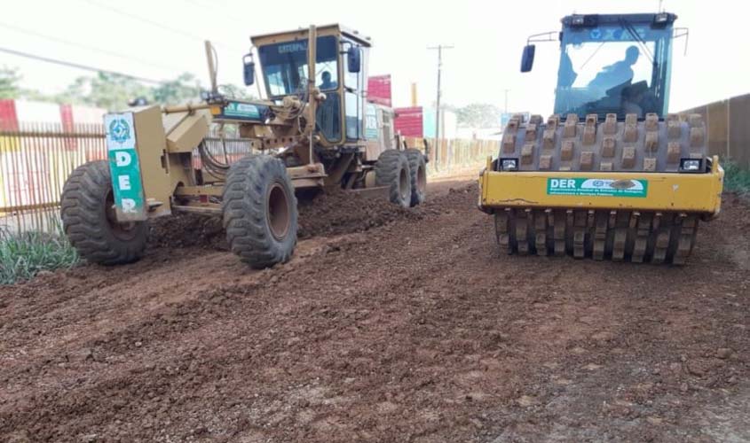 Estrada do Belmont é preparada para receber mais um quilômetro de asfaltamento