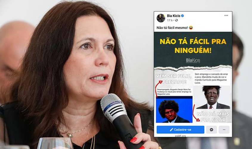 Bia Kicis pede desculpas e diz que não é racista