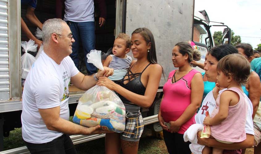 Detran Rondônia mobiliza ações solidárias para auxiliar famílias em vulnerabilidade social