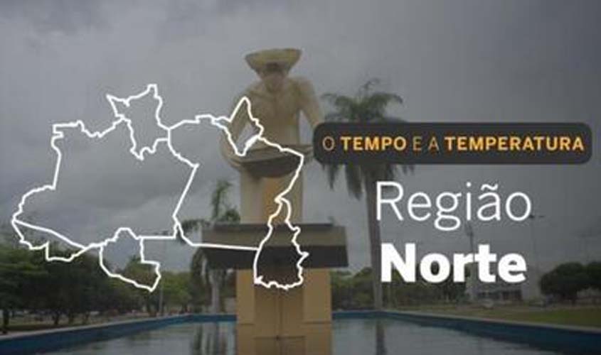 Tempo instável predomina no Norte nesta segunda-feira (29)