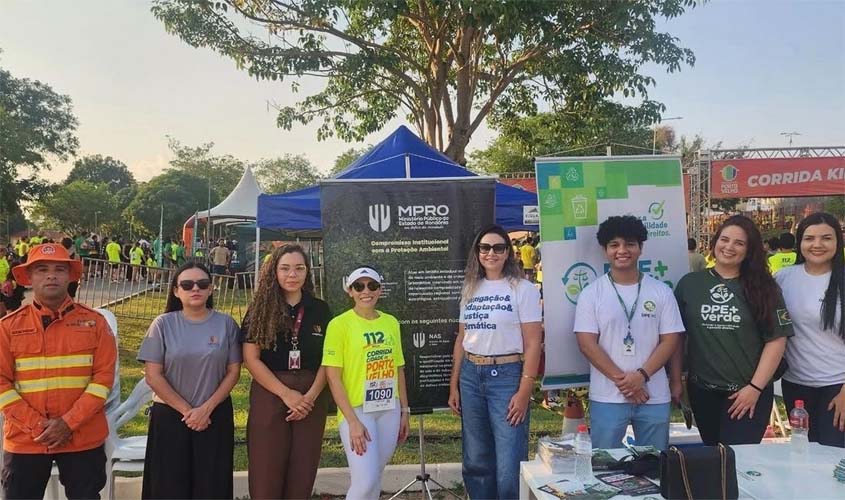 MPRO promove educação ambiental durante corrida