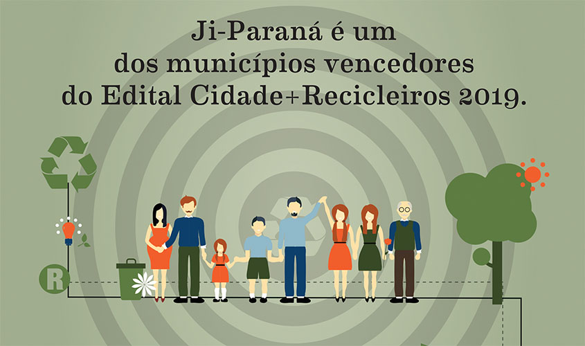 Contemplada com projeto cidade + recicleiros 2019