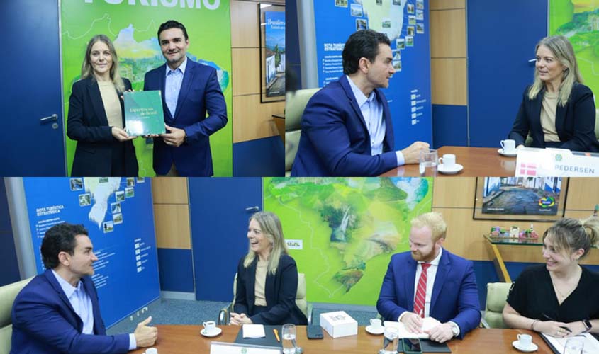 Celso Sabino se reúne com embaixadora da Dinamarca sobre turismo