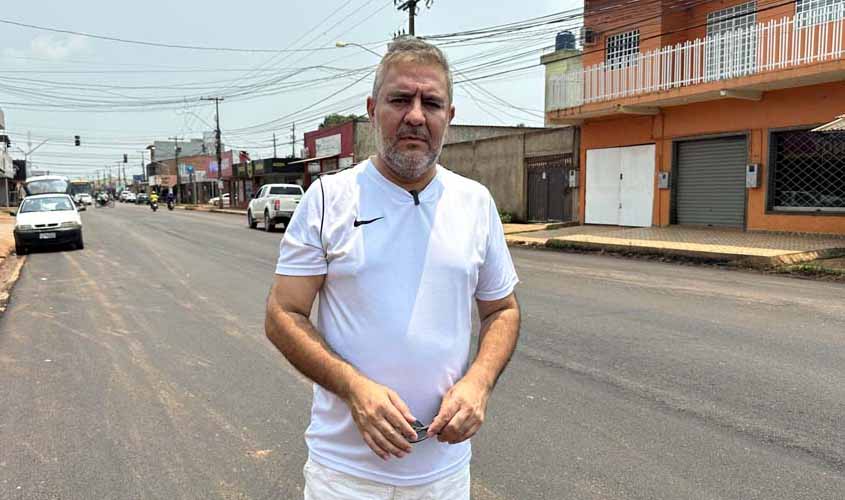 Vereador Everaldo Fogaça celebra revitalização da avenida Calama em Porto Velho