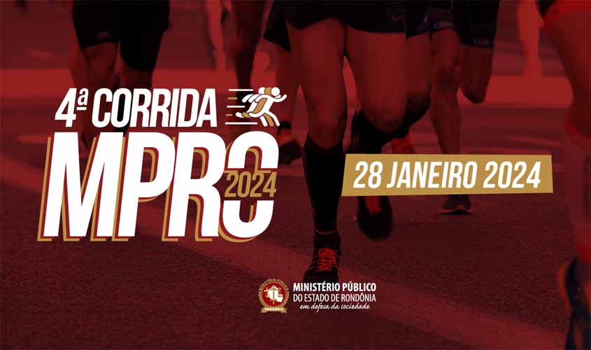 IV edição da Corrida de Rua do MPRO abre inscrições na quinta-feira (30/11)