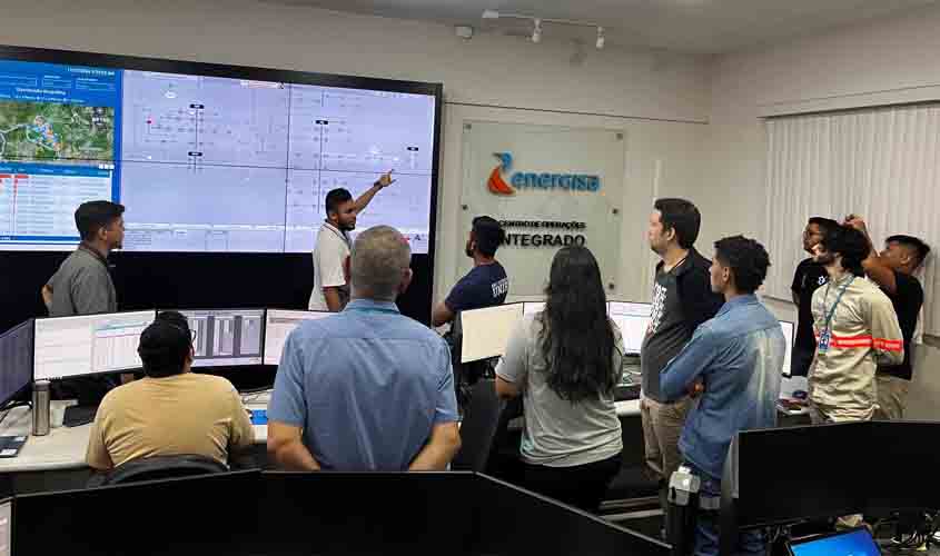 Acadêmicos de Engenharia Elétrica da Unir visitam Subestação e sede da Energisa em Porto Velho