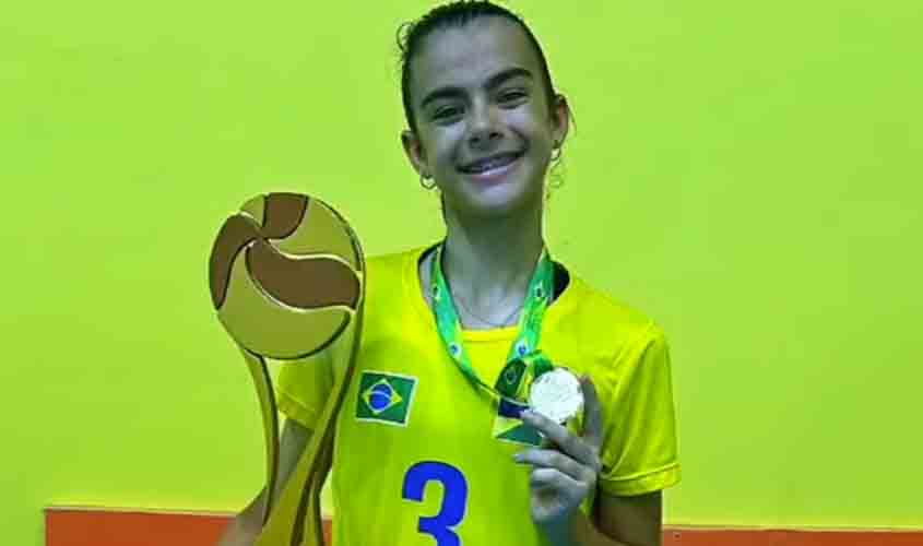 Rondoniense é convocada para treinos com a Seleção Brasileira de Vôlei de Praia sub-16