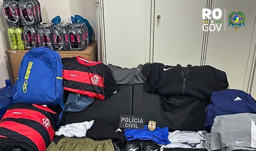 Furto em loja esportiva: menores detidos em Vilhena