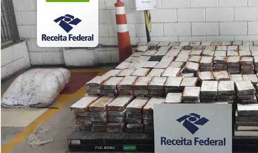 Receita Federal apreende 1,2 tonelada de cocaína 