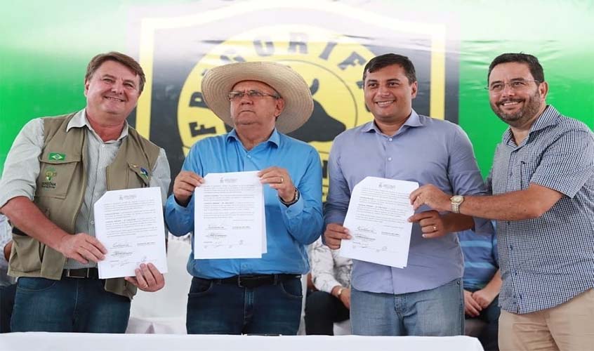 Governo assina Protocolo de Intenções para integrar ações de fortalecimento entre os estados do Amazonas e Acre