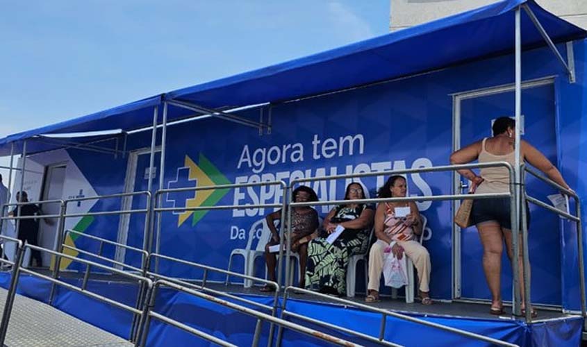 Município recebe carreta de saúde da mulher do SUS