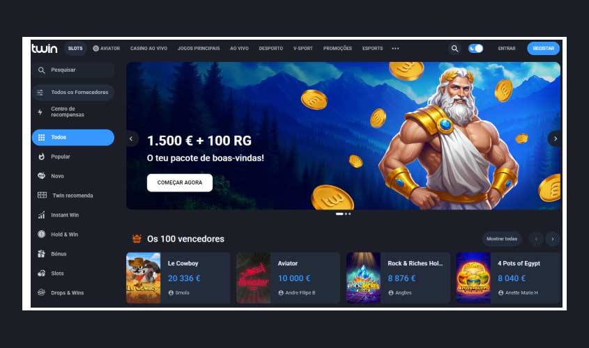 Os Melhores Jogos, Serviços e Bónus Exclusivos da Twin Portugal