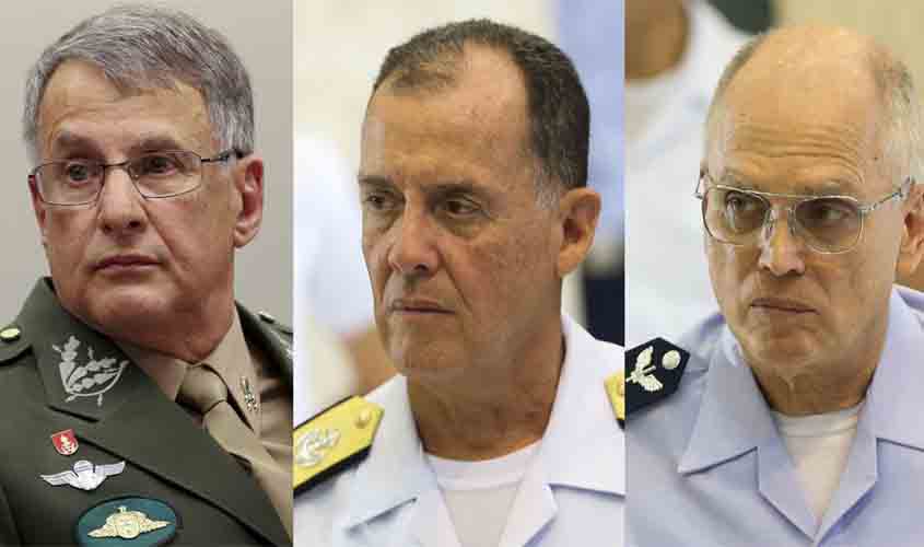 Comandantes do Exército, da Marinha e da Aeronáutica deixam cargos