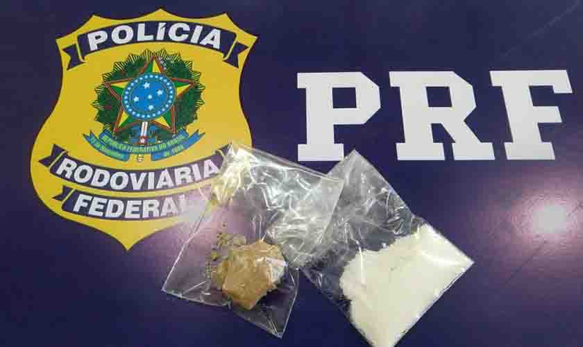 Em Rondônia, PRF detém quatro pessoas portando drogas para consumo
