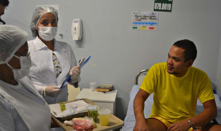 Hospital de Base serve 178 mil refeições no primeiro trimestre do ano, controla qualidade de alimentos e agrada pacientes em Porto Velho