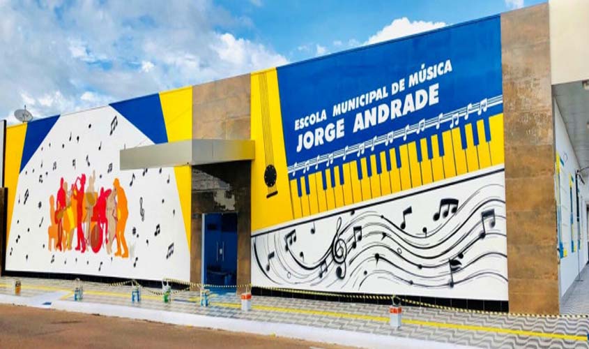 Escola Municipal de Música Jorge Andrade está em novo endereço