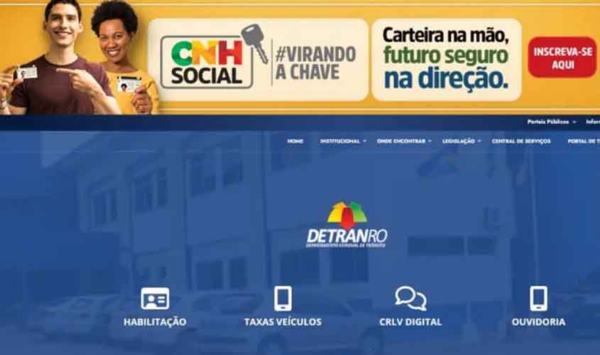 CNH gratuita em Rondônia está com inscrições abertas; programa contempla 1.500 pessoas de baixa renda