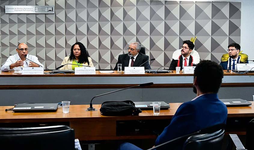 Marco temporal é inconstitucional, defendem debatedores na CDH 