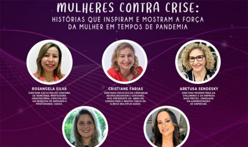 Evento on-line discute a força da mulher em tempos de pandemia