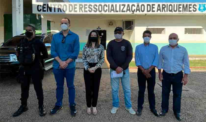 Ministério Público de Rondônia e Tribunal de Contas inspecionam Centro de Ressocialização